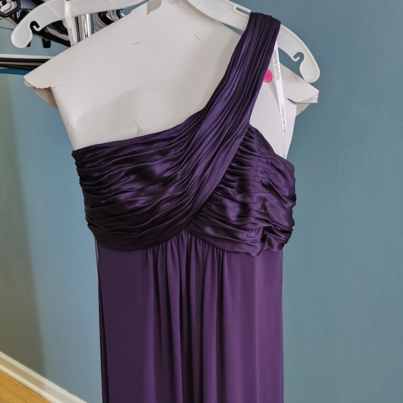 Purple Prom Dress David's Bridal size 10 - Picture 7 of 8